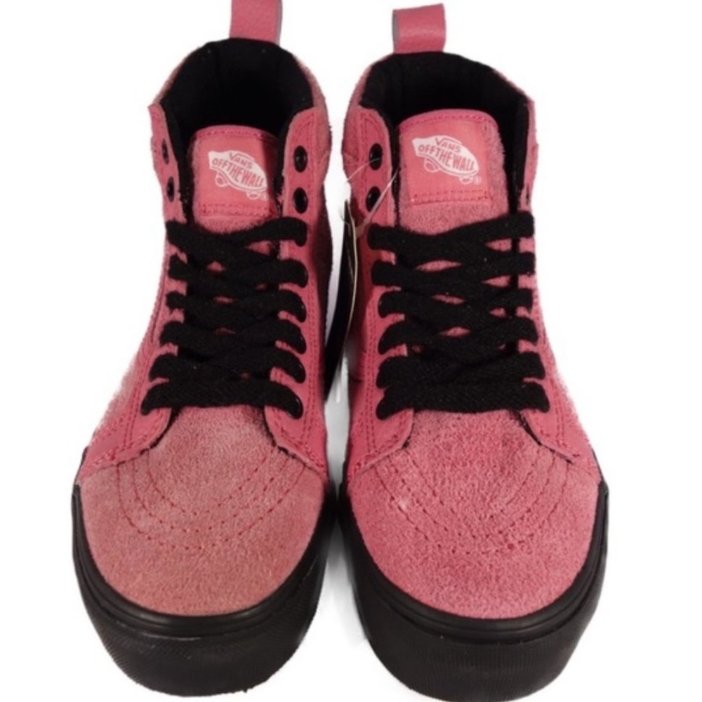 >Ⓜ️SK8-Hi 1.5” PLATFORM MTE SUEDE DESERT ROSE/BLACK LACE UP BRAND NEW VANS